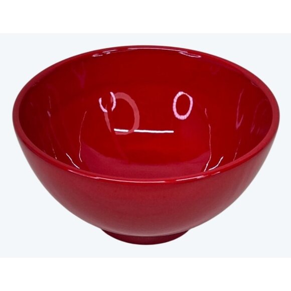 Waechtersbach Fun Factory Cherry Red Freestyle Soup Cereal Bowl Germany 5 3/4” - Picture 2 of 6